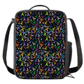 All Cancer Awareness Pattern Print Crossbody Lunch Bag