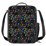 All Cancer Awareness Pattern Print Crossbody Lunch Bag