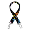 All Cancer Awareness Pattern Print Dog Seat Belt