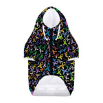 All Cancer Awareness Pattern Print Dog Zip Up Hoodie