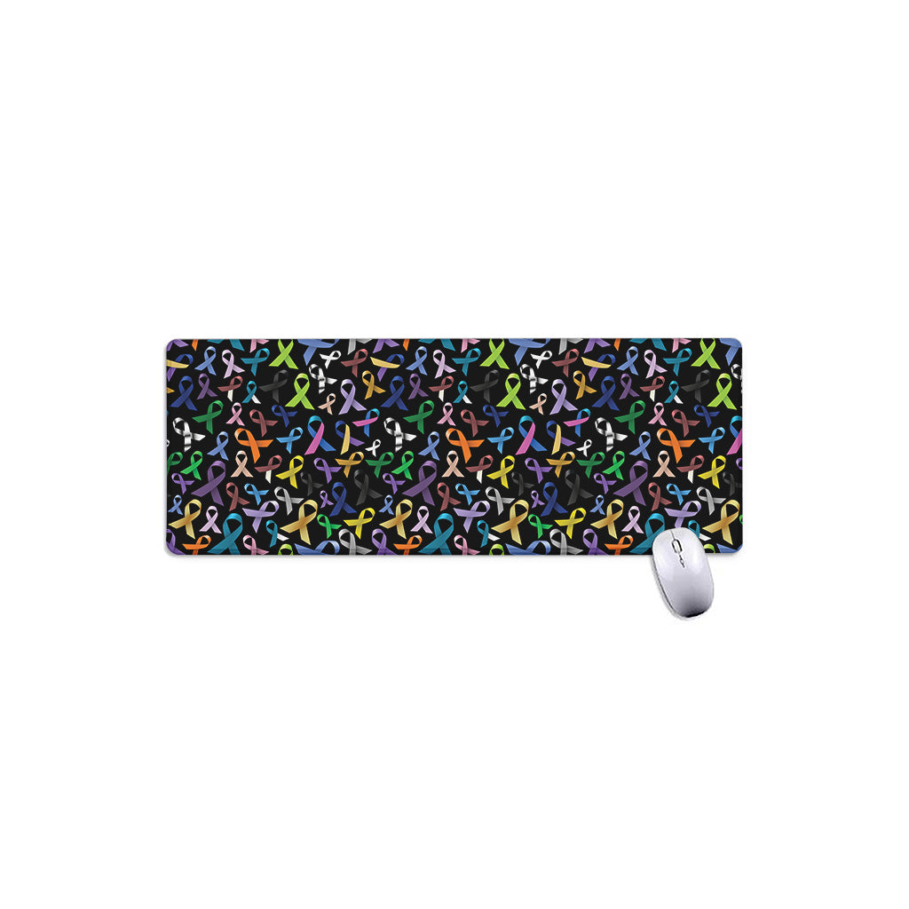 All Cancer Awareness Pattern Print Extended Mouse Pad