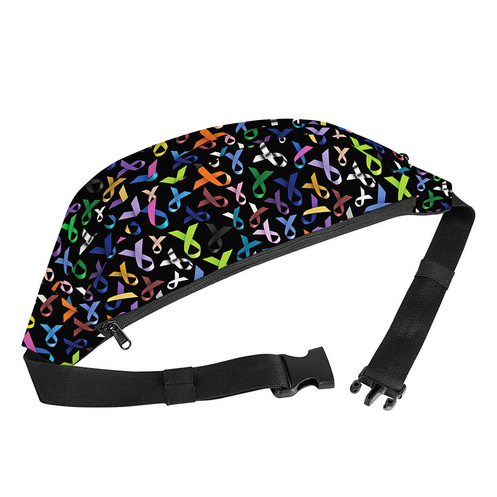 All Cancer Awareness Pattern Print Fanny Pack