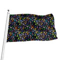 All Cancer Awareness Pattern Print Flag
