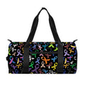All Cancer Awareness Pattern Print Gym Bag