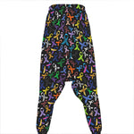 All Cancer Awareness Pattern Print Hammer Pants