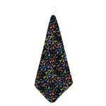 All Cancer Awareness Pattern Print Hand Towel