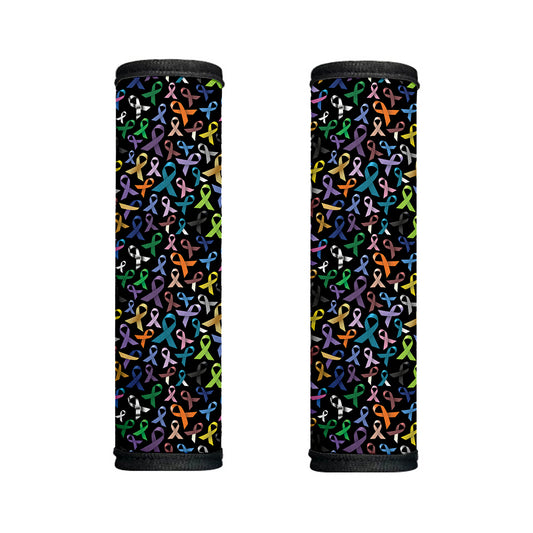All Cancer Awareness Pattern Print Handle Covers