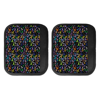 All Cancer Awareness Pattern Print Handle Covers