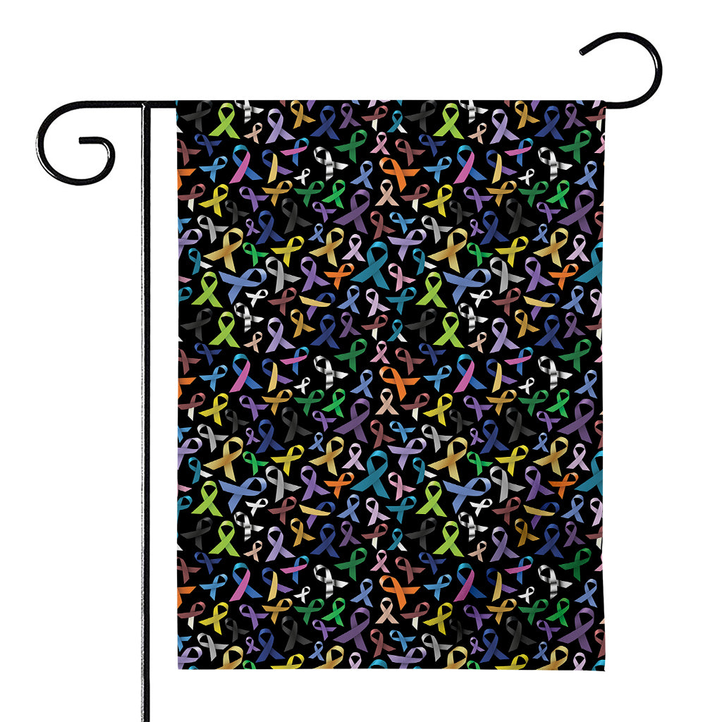 All Cancer Awareness Pattern Print House Flag