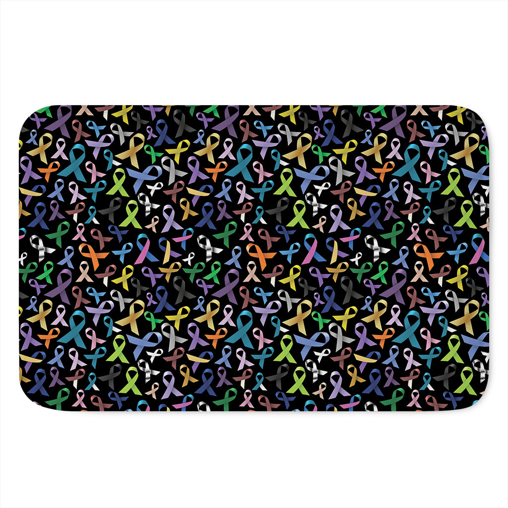 All Cancer Awareness Pattern Print Indoor Door Mat