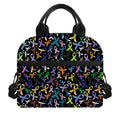 All Cancer Awareness Pattern Print Insulated Lunch Bag