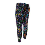All Cancer Awareness Pattern Print Men's Compression Pants