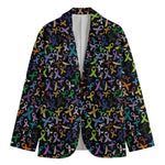 All Cancer Awareness Pattern Print Men's Cotton Blazer