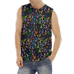 All Cancer Awareness Pattern Print Men's Fitness Tank Top