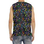 All Cancer Awareness Pattern Print Men's Fitness Tank Top