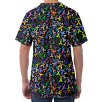 All Cancer Awareness Pattern Print Men's Velvet T-Shirt