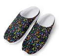 All Cancer Awareness Pattern Print Mesh Casual Shoes