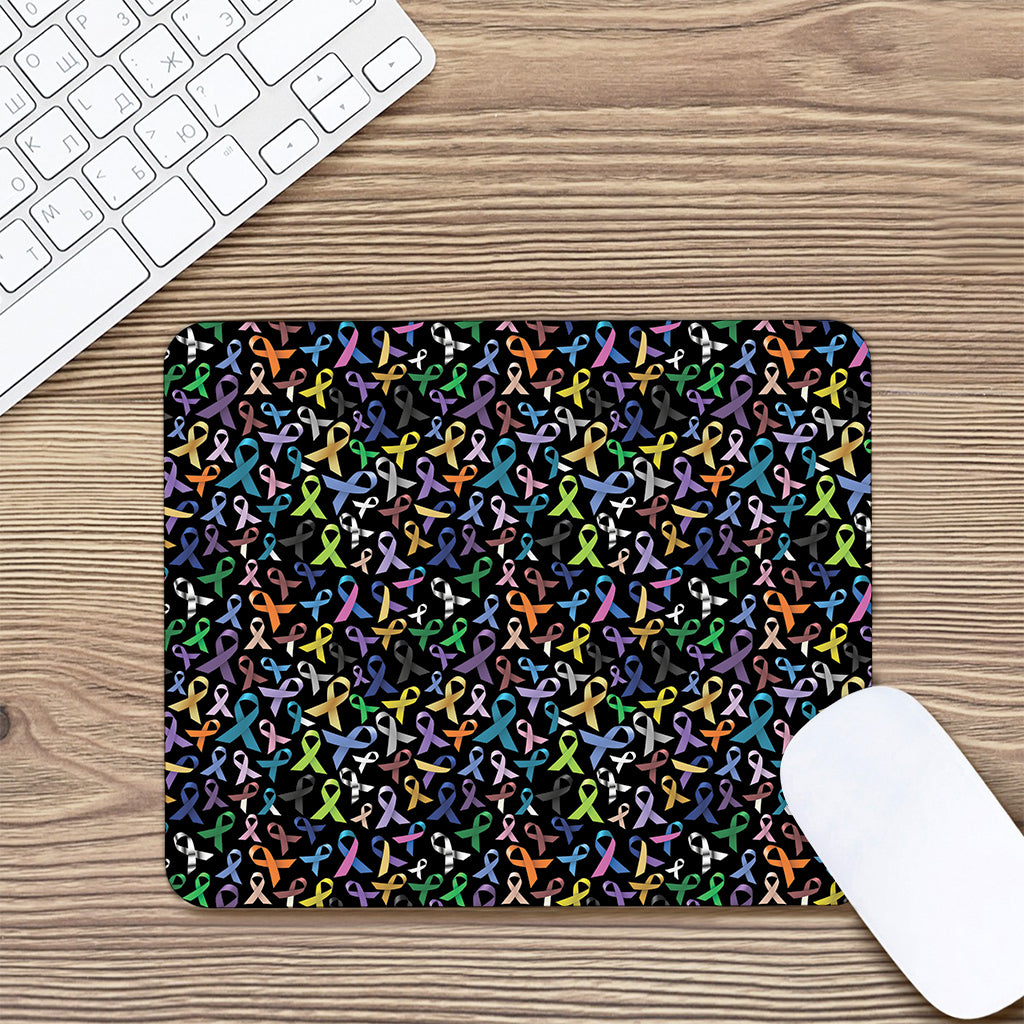 All Cancer Awareness Pattern Print Mouse Pad