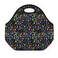 All Cancer Awareness Pattern Print Neoprene Lunch Bag