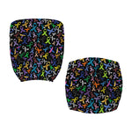 All Cancer Awareness Pattern Print Office Chair Cover