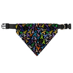 All Cancer Awareness Pattern Print Over The Collar Dog Bandana