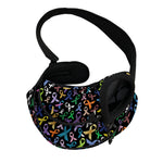 All Cancer Awareness Pattern Print Pet Sling Carrier