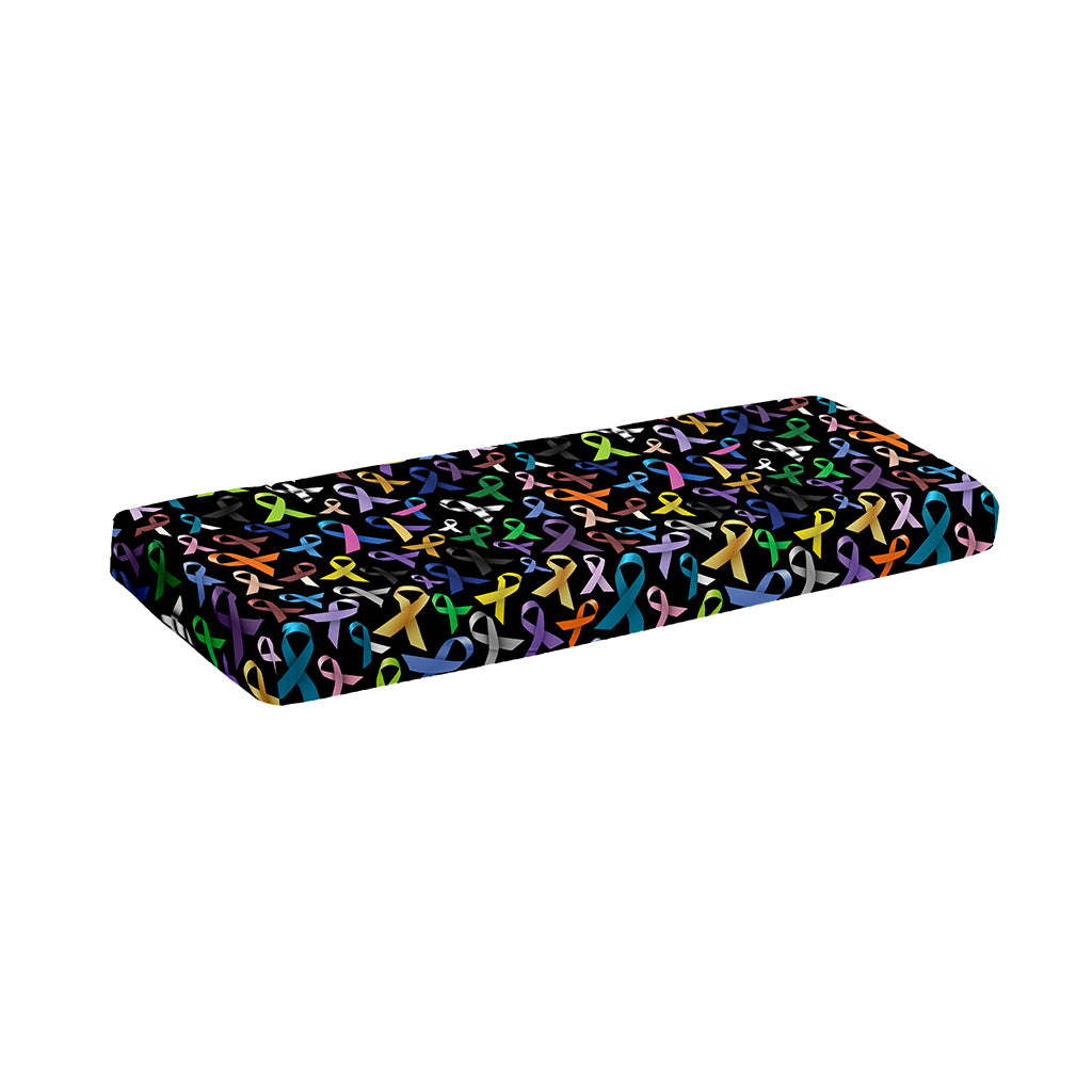 All Cancer Awareness Pattern Print Piano Keyboard Cover