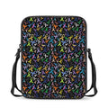 All Cancer Awareness Pattern Print Rectangular Crossbody Bag