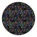 All Cancer Awareness Pattern Print Round Floor Mat