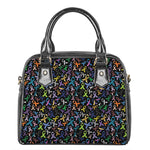 All Cancer Awareness Pattern Print Shoulder Handbag