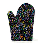 All Cancer Awareness Pattern Print Single Oven Mitt
