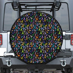 All Cancer Awareness Pattern Print Tire Cover