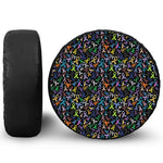 All Cancer Awareness Pattern Print Tire Cover