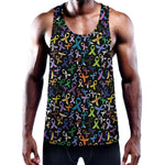 All Cancer Awareness Pattern Print Training Tank Top