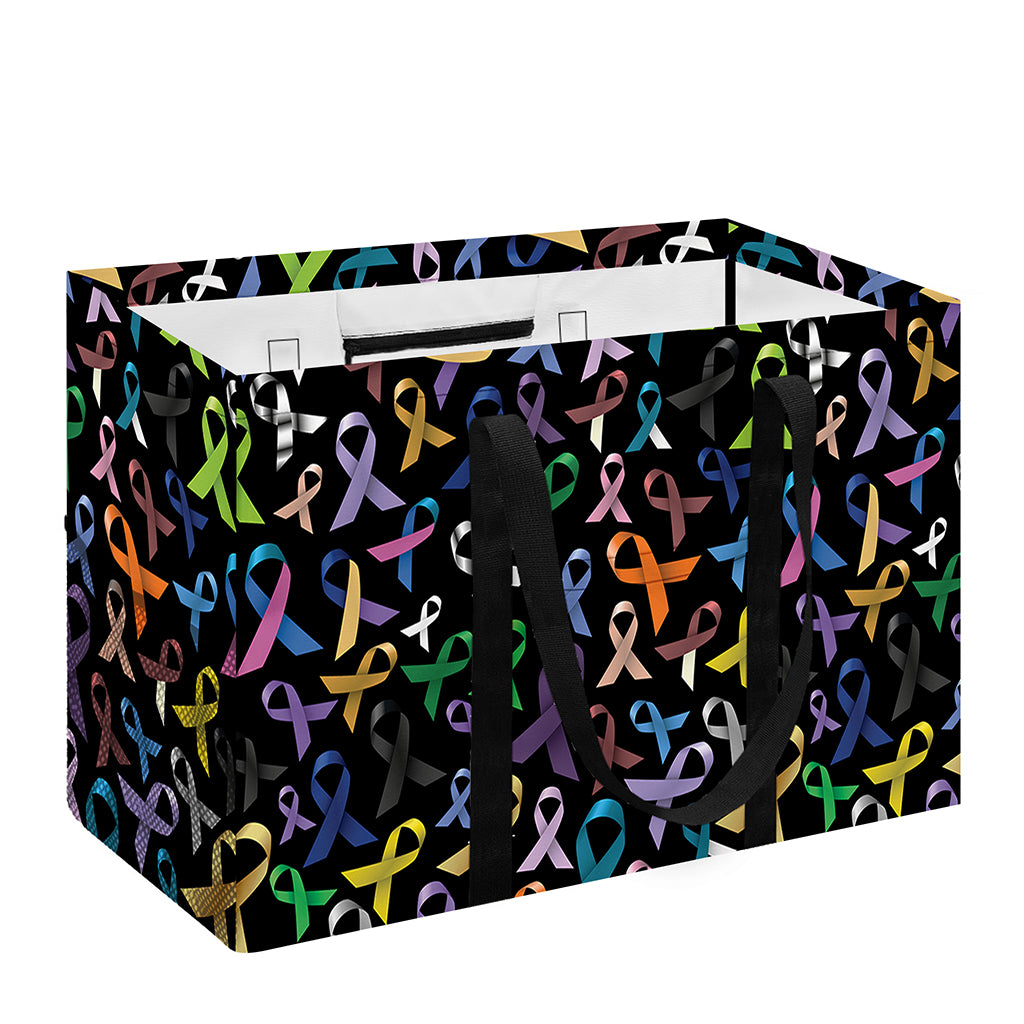 All Cancer Awareness Pattern Print Utility Tote Bag
