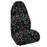 All Cancer Awareness Pattern Print Waterproof Car Seat Cover