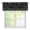 All Cancer Awareness Pattern Print Window Valance