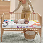 All Cancer Awareness Ribbons Print Baby Crib Sheet