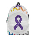All Cancer Awareness Ribbons Print School Backpack