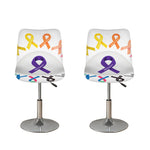 All Cancer Awareness Ribbons Print Bar Stool Covers