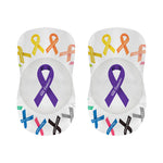 All Cancer Awareness Ribbons Print Bar Stool Covers