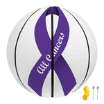 All Cancer Awareness Ribbons Print Basketball