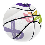 All Cancer Awareness Ribbons Print Basketball
