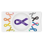 All Cancer Awareness Ribbons Print Beach Towel