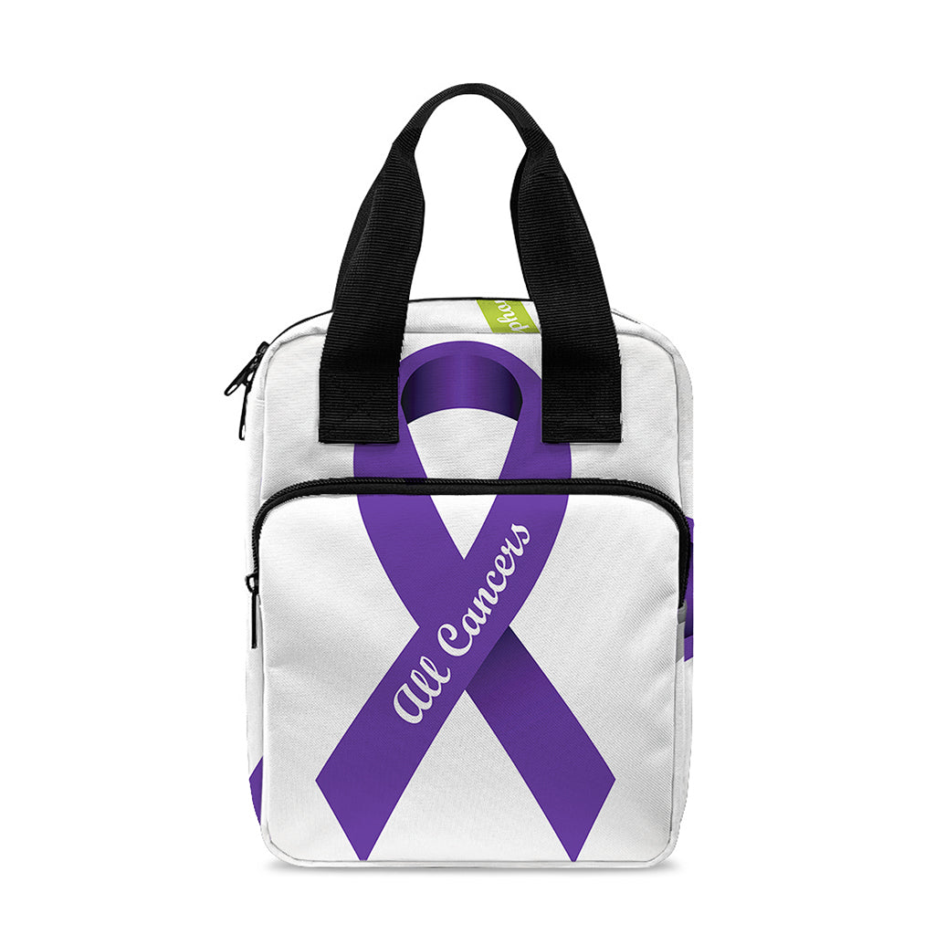 All Cancer Awareness Ribbons Print Bible Tote Bag