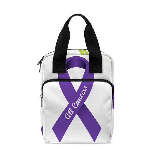 All Cancer Awareness Ribbons Print Bible Tote Bag