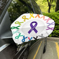 All Cancer Awareness Ribbons Print Car Side Mirror Covers