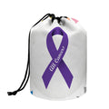 All Cancer Awareness Ribbons Print Drawstring Makeup Bag
