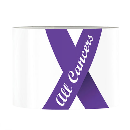 All Cancer Awareness Ribbons Print Drum Lamp Shade