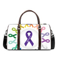 All Cancer Awareness Ribbons Print Duffel Bag